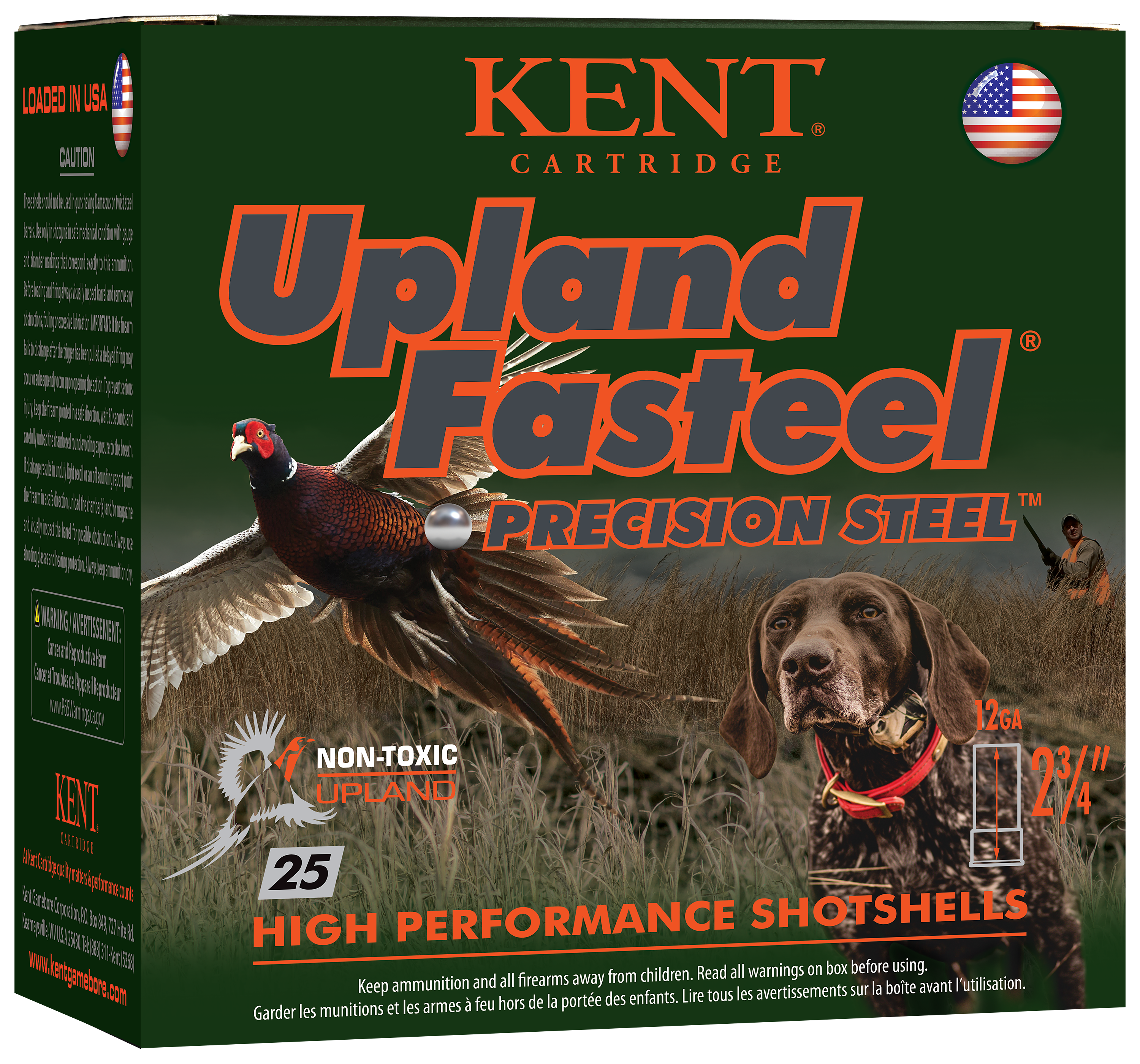 Kent Cartridge Upland Fasteel Precision Steel Game Load Shotshells ...